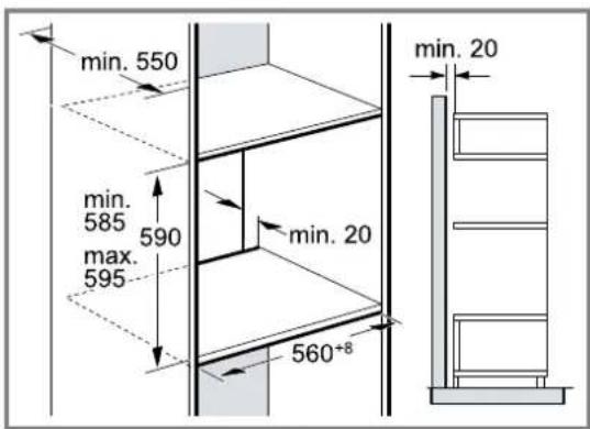 NEFF XBK46PI - Einbau in einen Hochschrank - 1