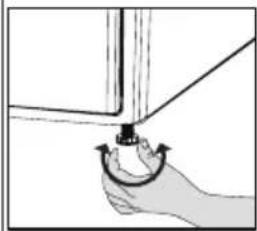 BEKO WDPS72052NG - Füße einstellen - 1