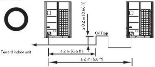 LG ARUV168DTE5 - Pipe Connection Method/Precautions for Series connections between Outdoor units - 9