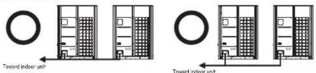 LG ARUN240BTE5 - Pipe Connection Method/Precautions for Series connections between Outdoor units - 5