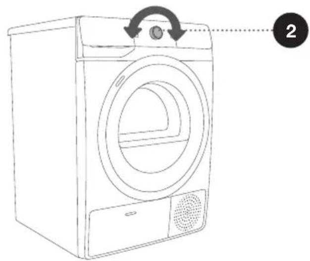 HISENSE DCGE802B - STEP 3: CHOOSING THE DRYING PROGRAMME - 2
