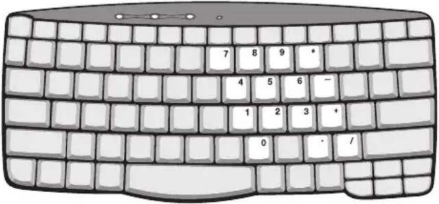 ACER TravelMate 420 - Embedded numeric keypad - 1