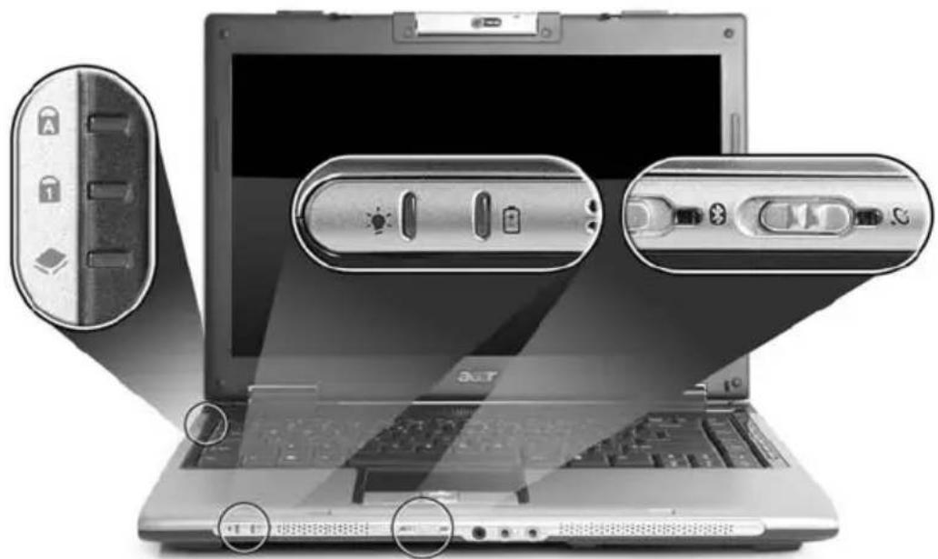 ACER TravelMate 2480 - Indicators - 1