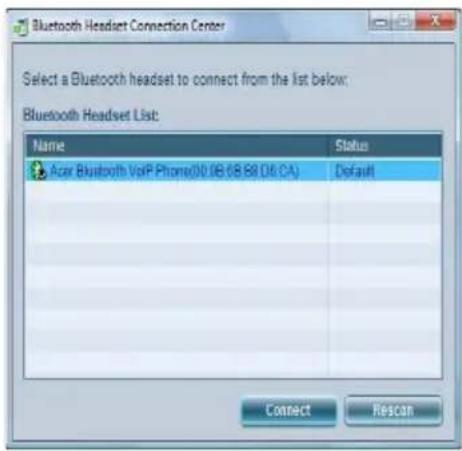 ACER TravelMate 2480 - Connecting the phone to your notebook - 1
