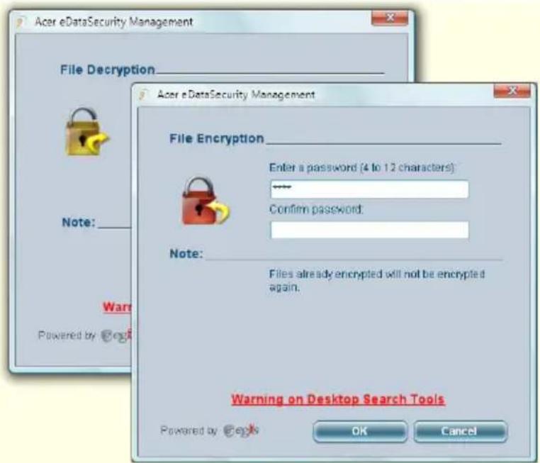 ACER TravelMate 2480 - Acer eDataSecurity Management - 4