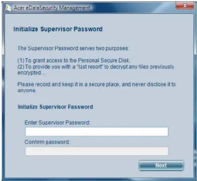 ACER TravelMate 2480 - Acer eDataSecurity Management - 2