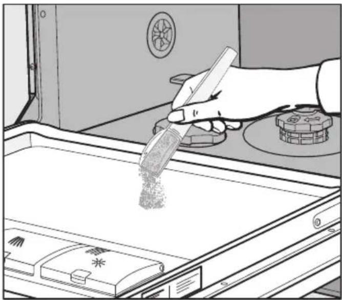 MIELE G 7100 U - Reiniger dosieren - 3