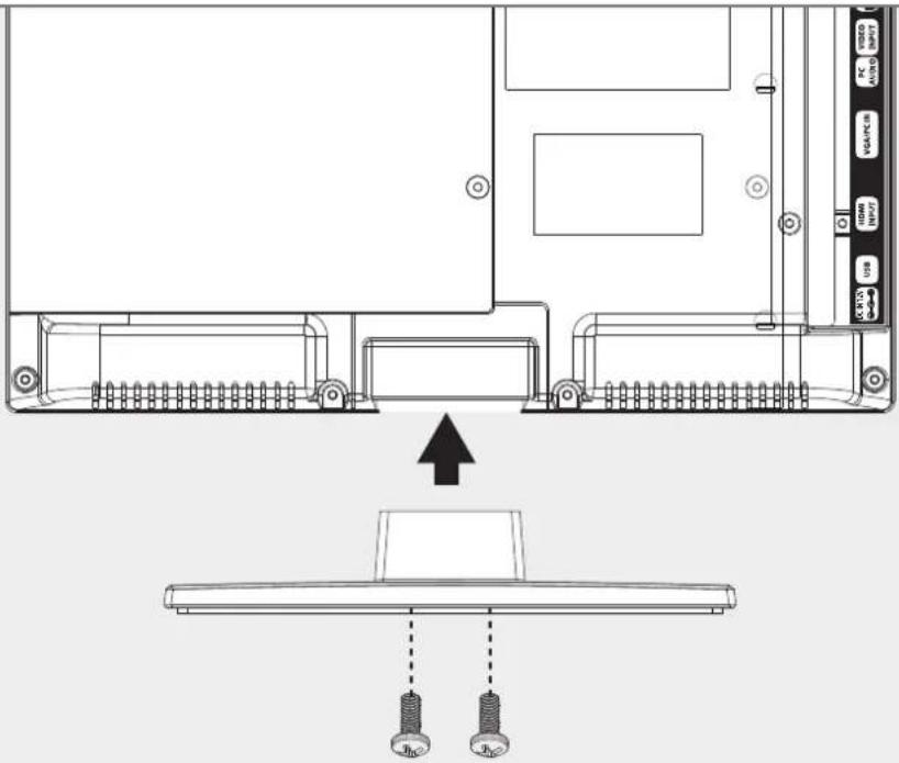 GPX TE1384B - Connecting the Stand - 1