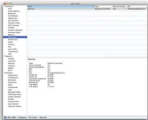 Sonnet Echo Express SE III-R - B - Verify Installed Cards are Recognized - 3