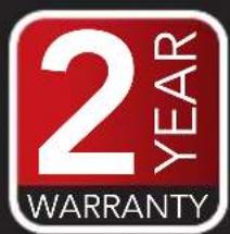 2 YEAR WARRANTY