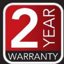 2 YEAR WARRANTY