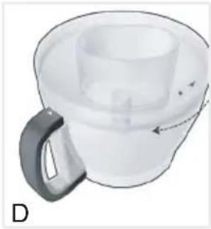 RUSSELL HOBBS Multi Processor RHMP700 - HOW TO LOCK THE COVER - 4