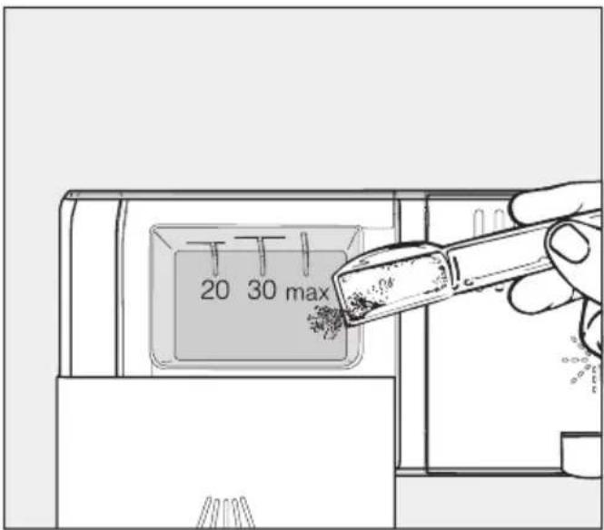 MIELE G 3625-55 SCi - Reiniger dosieren - 2