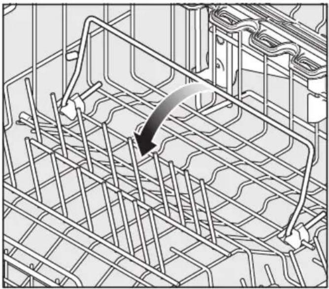 MIELE G 3885-55 SCVi - Anlagebügel umklappen - 1