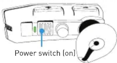 Power switch (on)