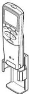 LG ASNW182CRW0 - Installing the remote control holder - 2