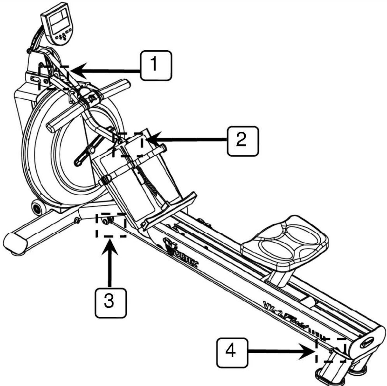 First Degree Fitness VX-2 Fluid Rower - Installieren von S-Bend und Rahmen Spannungskabel für VX-2 - 1