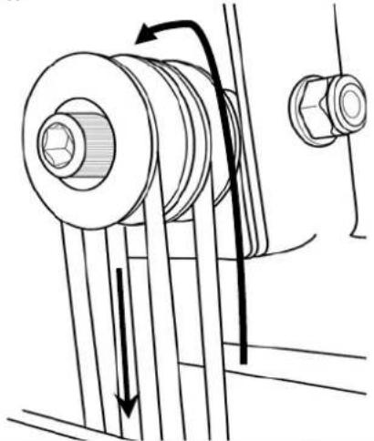 First Degree Fitness VX-2 Fluid Rower - Austausch von Bungee Shock Cord - 14