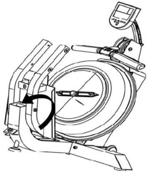 First Degree Fitness VX-2 Fluid Rower - Befestigung Fußplatte und Sitzschienen für E-316 - 2