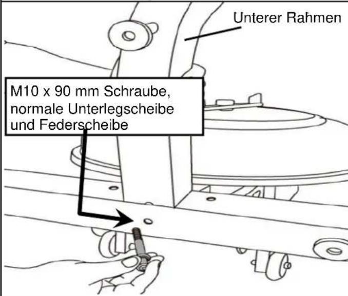 First Degree Fitness VX-2 Fluid Rower - Zusammenbau oberer und unterer Rahmen für E-316 - 3