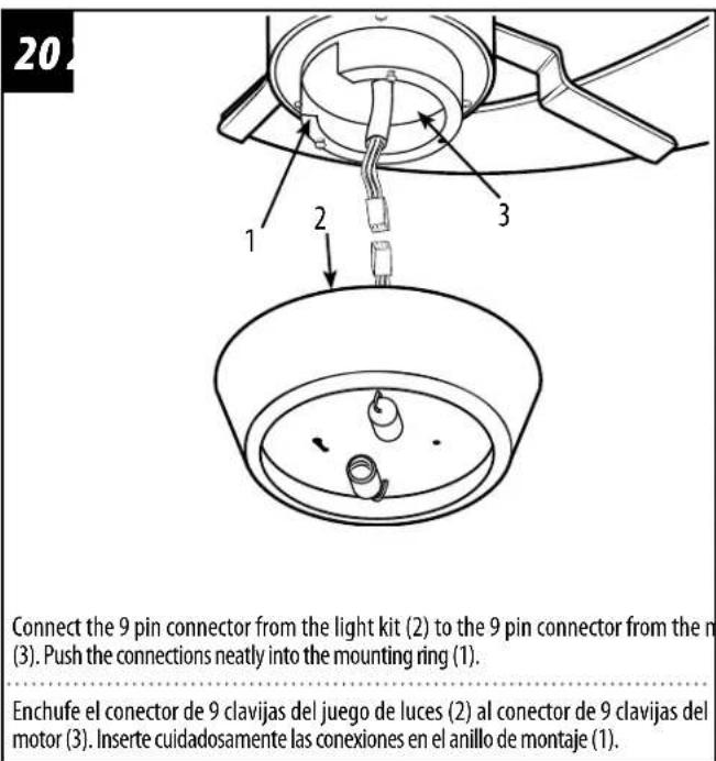 WESTINGHOUSE Harmony - liGHt fiXture installatiOn instalaCiÓn del artefaCtO luMinOsO - 1