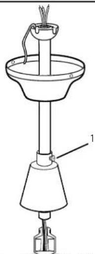 WESTINGHOUSE Urban Gale - EXTENDED DOWNROD OPTION OPCIÓN CON VARILLA VERTICAL MÁS LARGA - 3