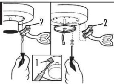 Diagram illustrating a hairpin installation procedure with labeled parts and a magnified view of the tool.