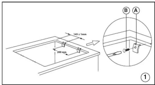 145 ± 1mm 200 mm ①