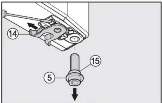 MIELE FN 28065 ws - Gerätetür abnehmen - 4