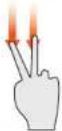 SAMSUNG Slate PC 7 - Using the Applied Gestures - 3