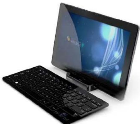 SAMSUNG Slate PC 7 - Using the Bluetooth keyboard - 1