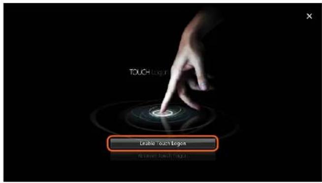 TOUCH LOGON Disable Touch Logon No Carver Touch Logon