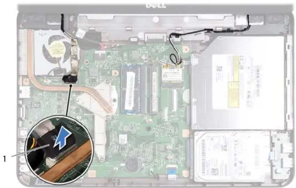 DELL Inspiron 15-N5050 - Removing the Display Assembly - 2