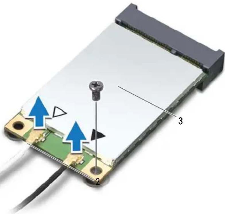 DELL Inspiron 15-N5050 - Removing the Mini-Card - 1