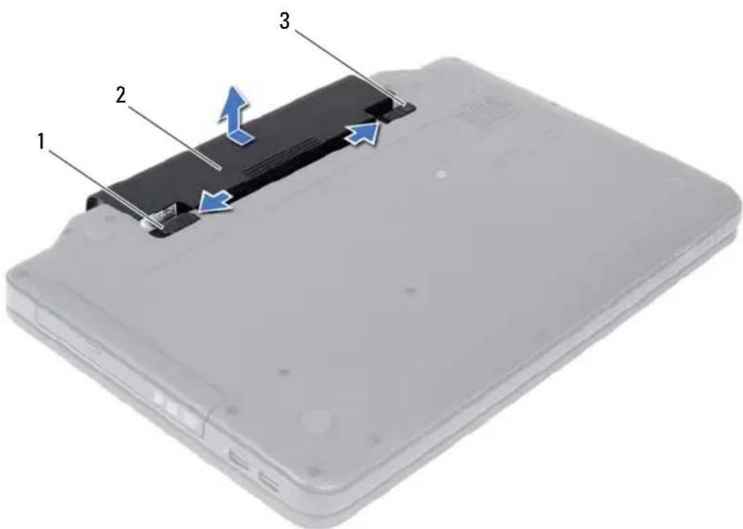 DELL Inspiron 15-N5050 - Removing the Battery - 1