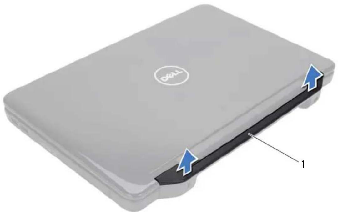 DELL Inspiron 15-N5050 - Removing the Hinge Cover - 2