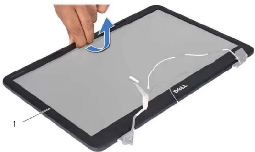 DELL Inspiron 15-N5050 - Removing the Display Bezel - 2
