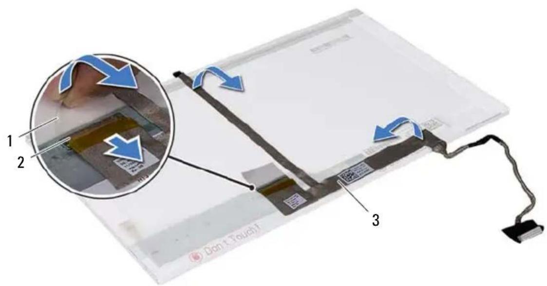 DELL Inspiron 15-N5050 - Removing the Display Panel - 3