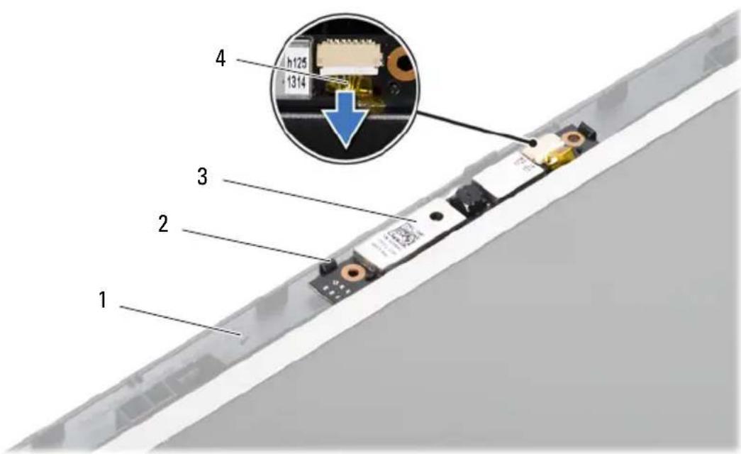 DELL Inspiron 15-N5050 - Removing the Camera Module - 1