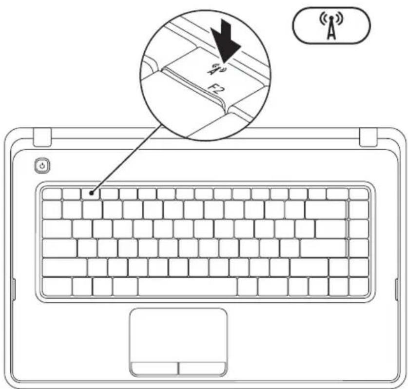 DELL Inspiron M5030 - Enable or Disable Wireless (Optional) - 1