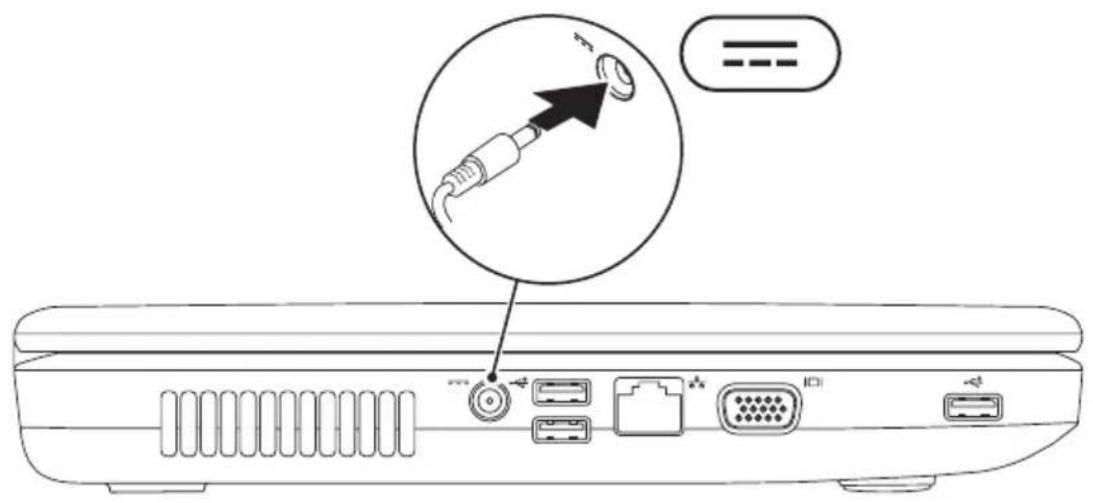 DELL Inspiron M5030 - Connect the AC Adapter - 2