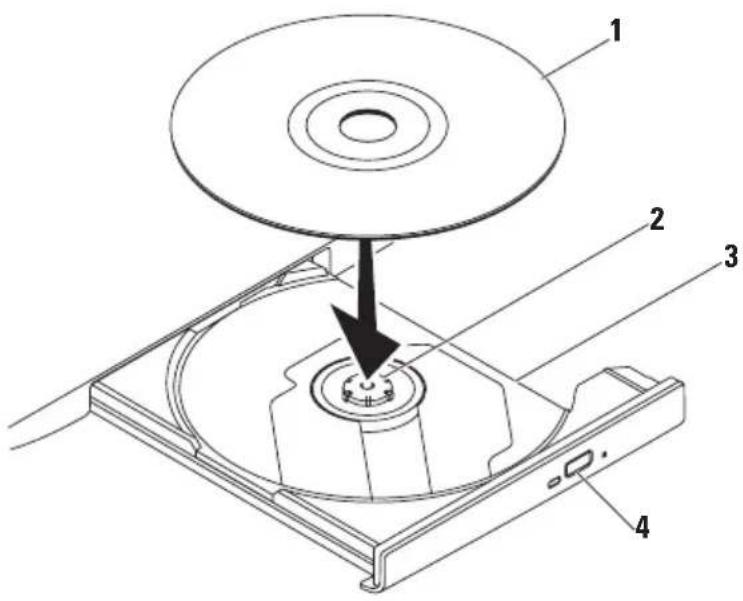 DELL Inspiron M5030 - Using the Optical Drive - 1