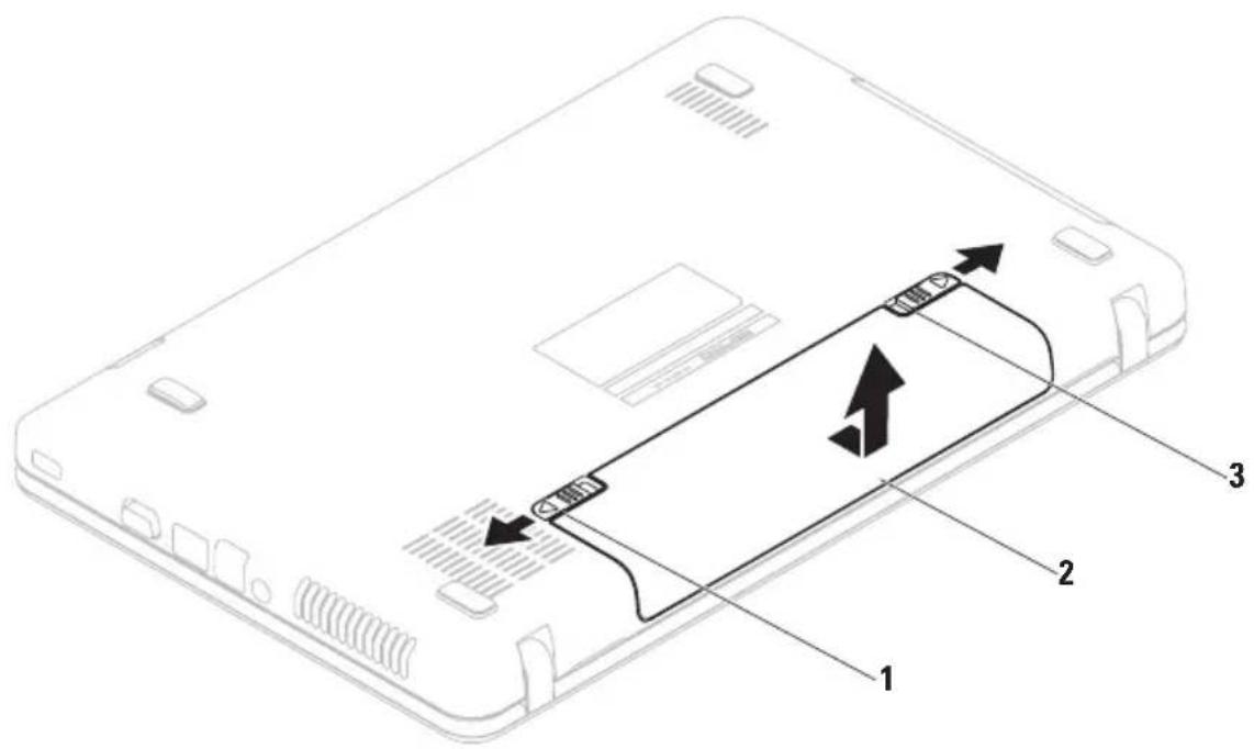 DELL Inspiron M5030 - Removing and Replacing the Battery - 1
