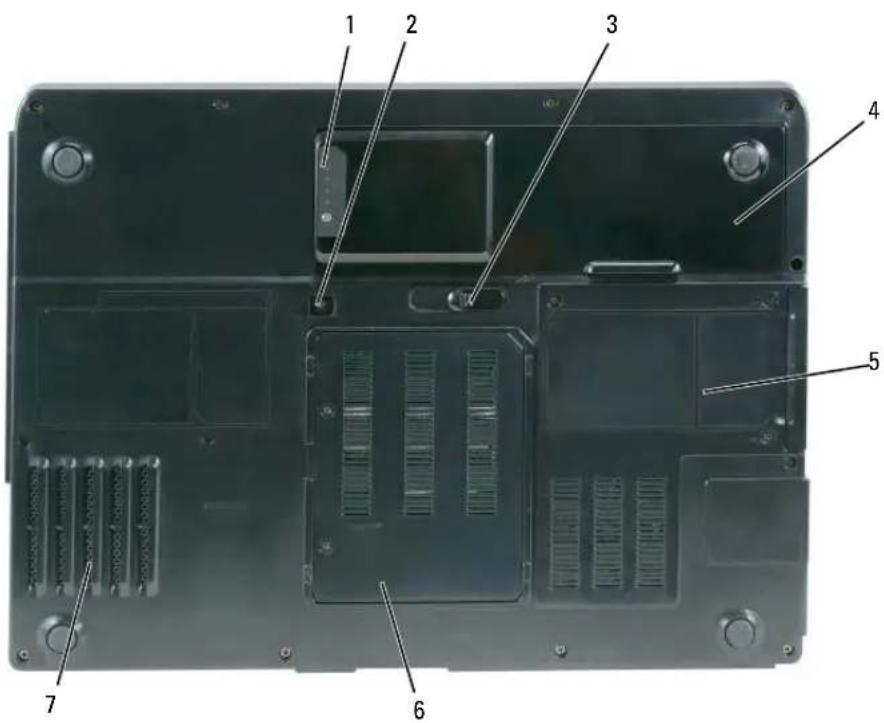 DELL Inspiron E1505 - Unterseite - 1