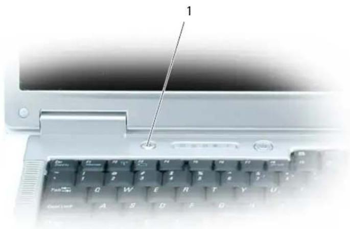 DELL Inspiron E1505 - Wenn der Computer ausgeschaltet ist oder sich im Ruhezustand befindet - 2