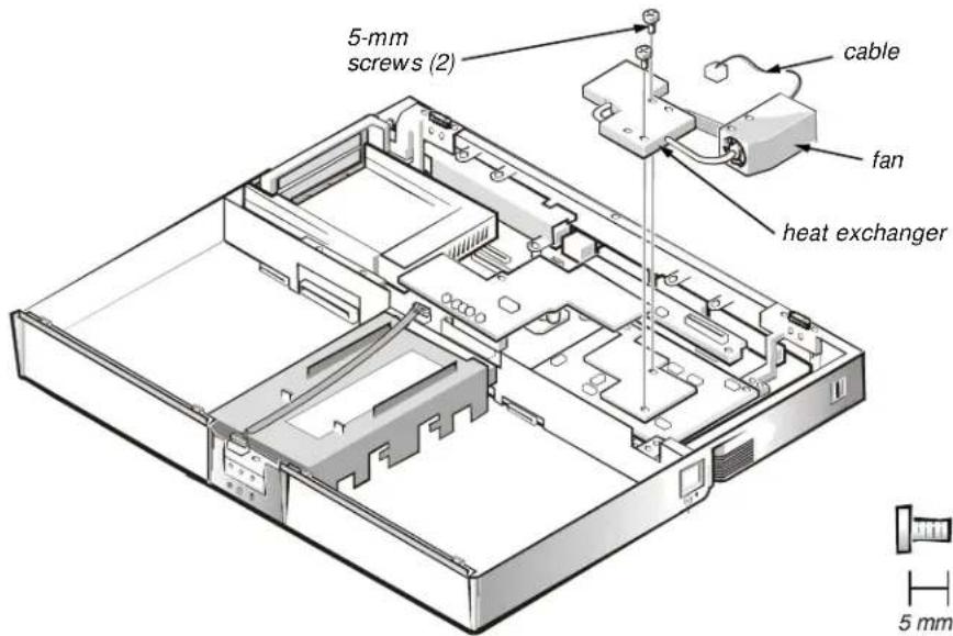 DELL Inspiron 7000 - Heat Exchanger/Fan - 1