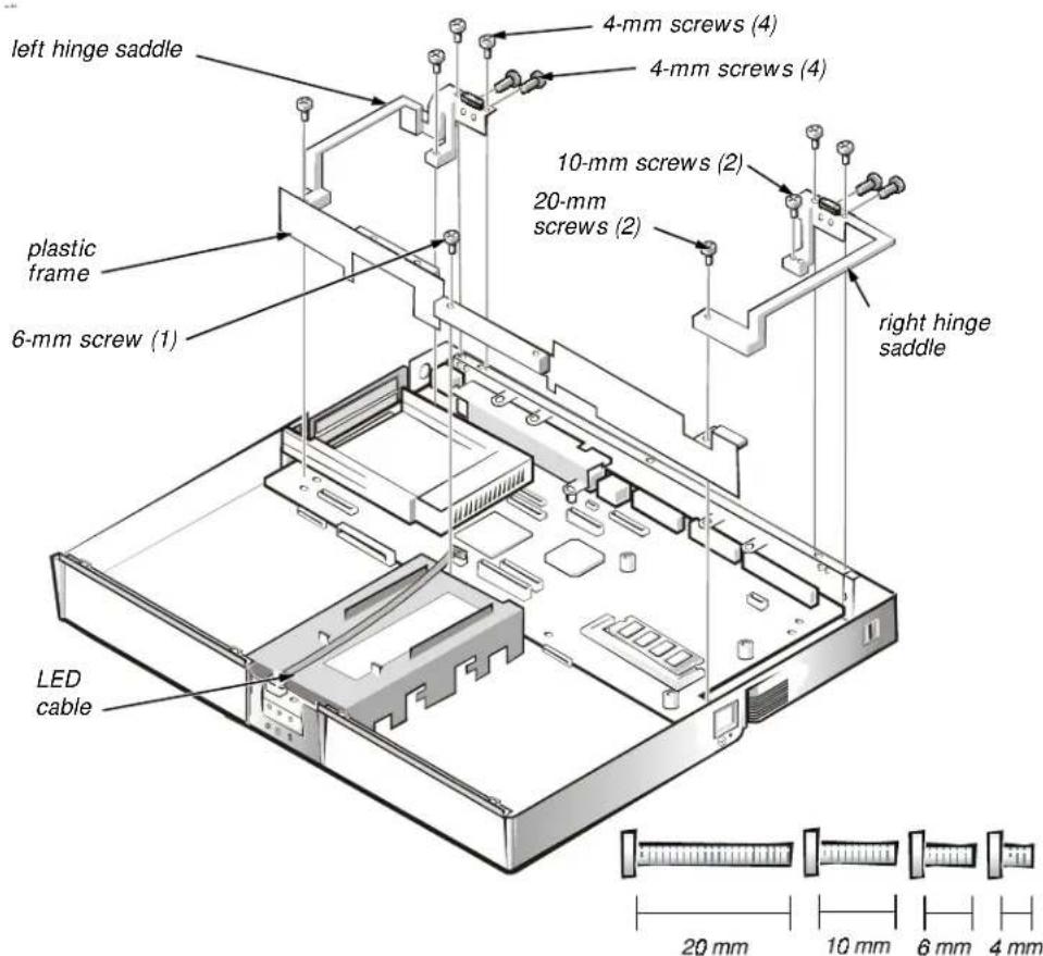 DELL Inspiron 7000 - Hinge Saddles - 1