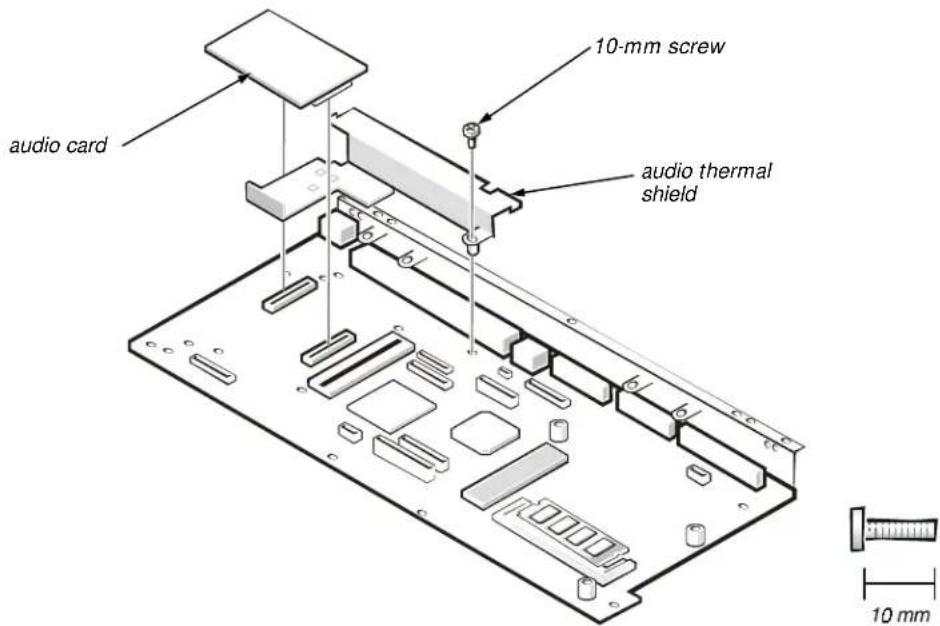 DELL Inspiron 7000 - Audio Card and Audio Thermal Shield - 1