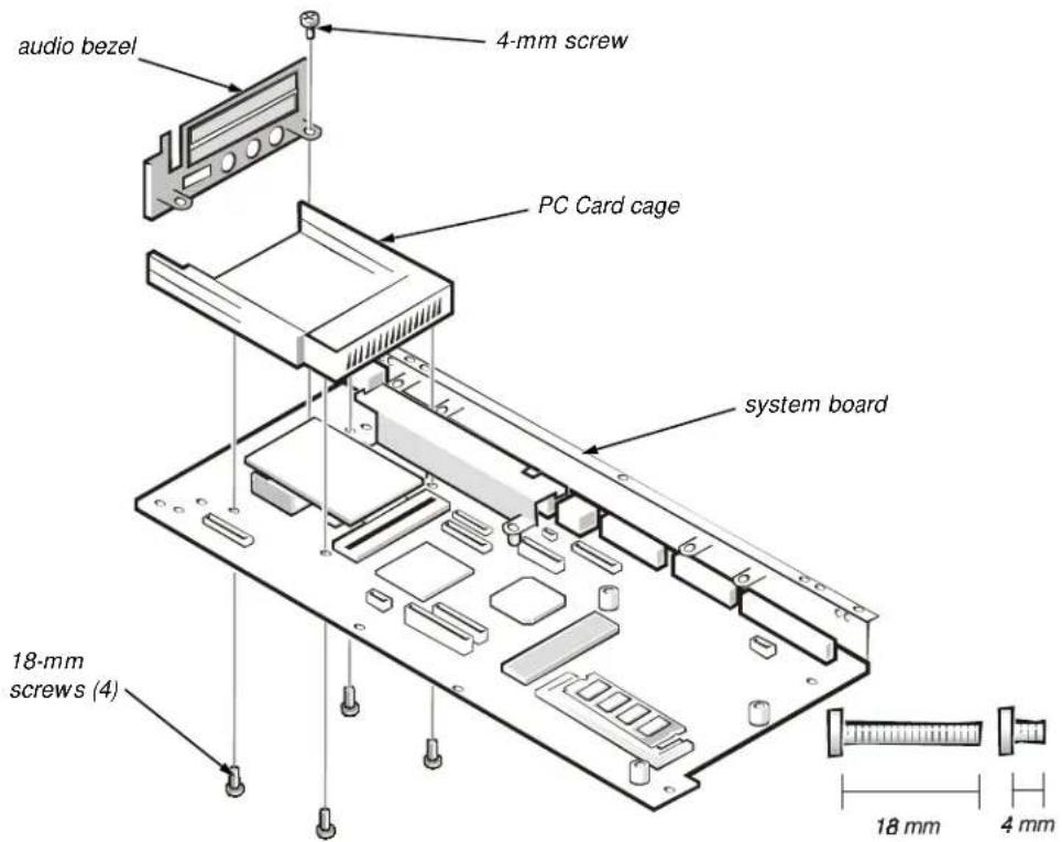DELL Inspiron 7000 - PC Card Cage - 1