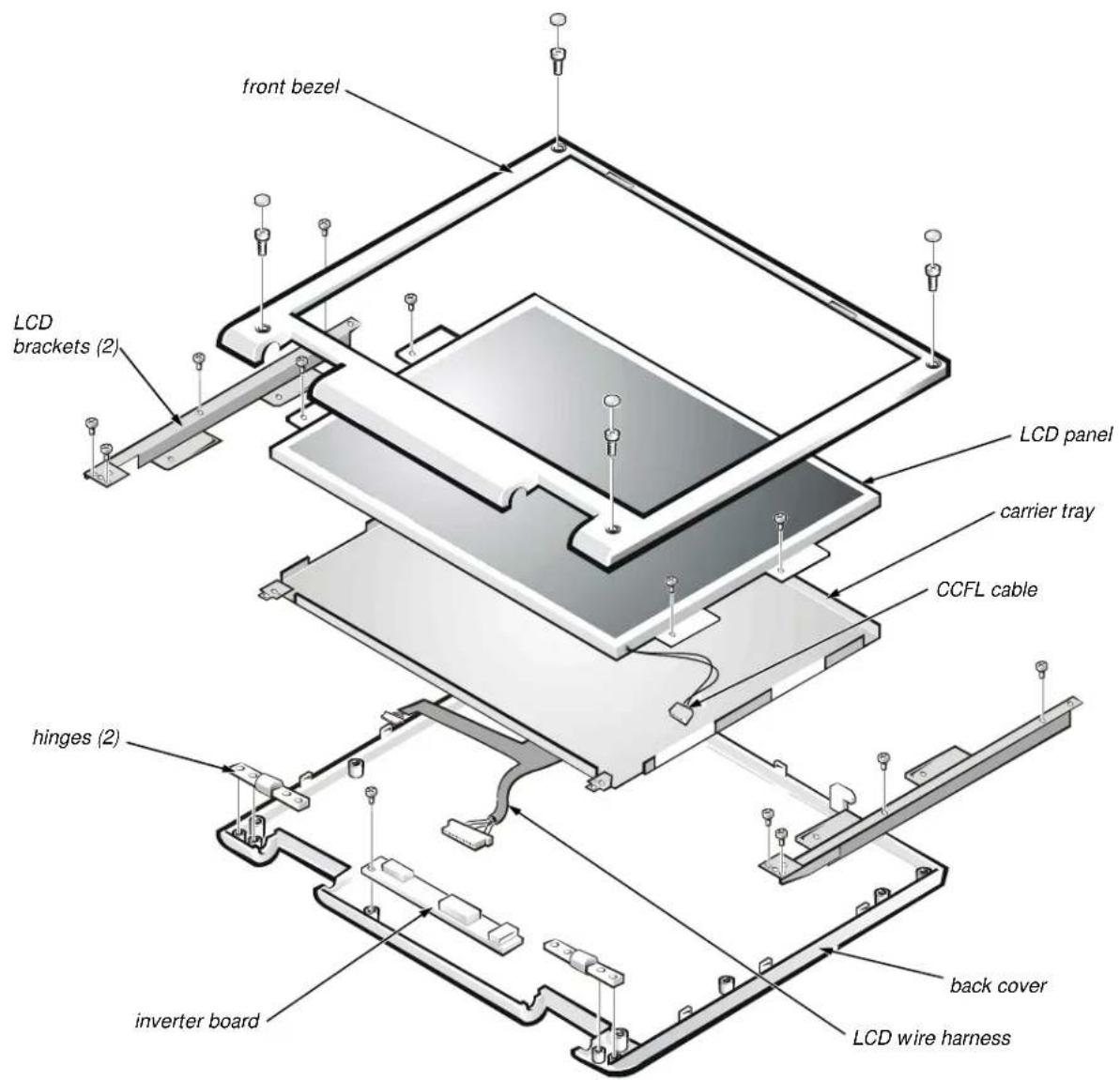 DELL Inspiron 7000 - Exploded View of Components and Assemblies - 2